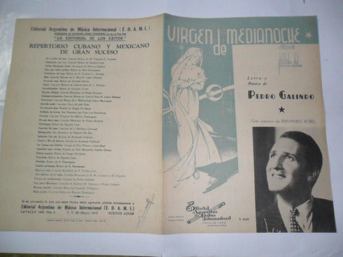 Virgen De La Medianoche Pedro Galindo Fernando Borel 1942 0