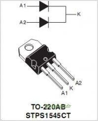 1545ct Stps1545ct B1545 Mbr1545ct Pbyr1545ct Diodo Schottky 0