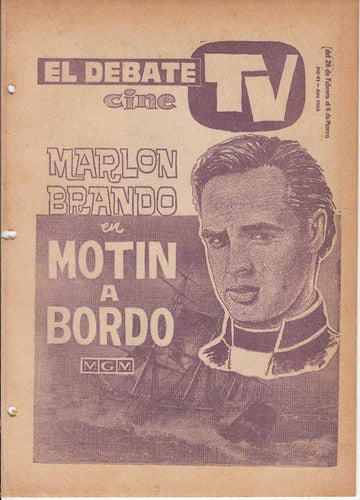 Dibujos Celmar Poume 1963 Revista Cine Tv El Debate Uruguay 1