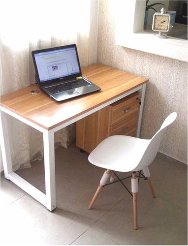 Generic Metal Base Desk with 25 mm MDF Top and Lockable Drawer 0