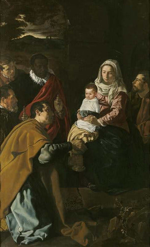 La Adoración De Los Magos - Diego Velázquez - Lamina 45x30cm 0