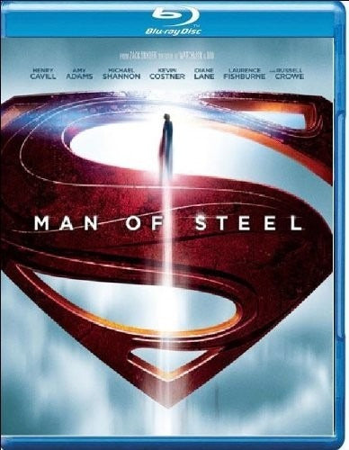 Warner Blu Ray Superman Man Of Steel DVD Original 0