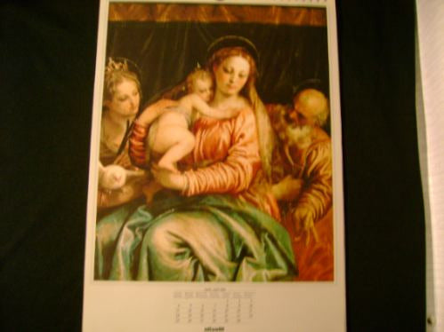 Almanaque 1988 Con Obras De Paolo Veronese 2