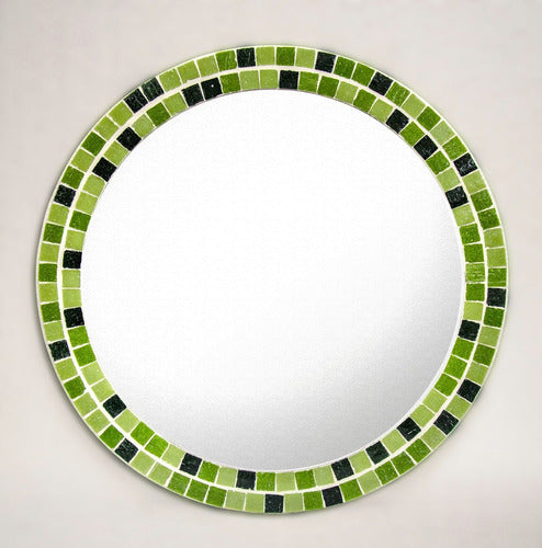 Round Mosaic Mirror 50cmø / Bathroom, Living Room, Dining Room 4
