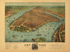 Lamina 45x30cm - Mapa Antiguo De La Ciudad De New York 1879 0