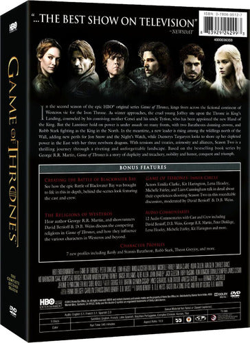 Game Of Thrones - Temporada 2 En Dvd Original 1