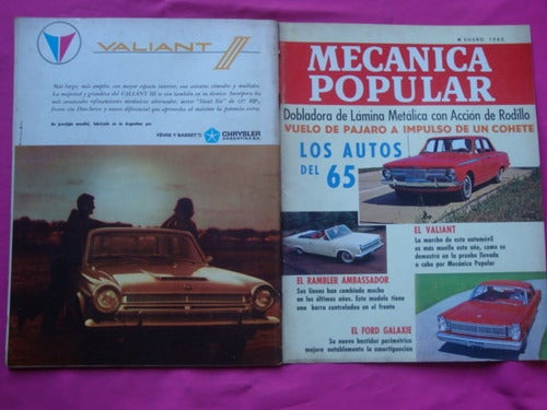 Revista Mecanica Popular N° 1 Vol 36 Año 1965 Valiant Ford 4