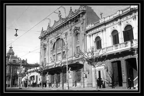 Montevideo En 1920  - Teatro 18 De Julio - Lámina 45x30 Cm. 1