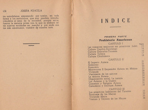 Josefa Poncela Cumbre De Nuestra Raza 1942 Historia Indigena 1