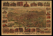 Lamina 45x30 Cm. - Mapa Antiguo Los Angeles California 1891 0