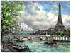 Vista Panoramica De Paris Y La Torre Eiffel - Lamina 45x30cm 0