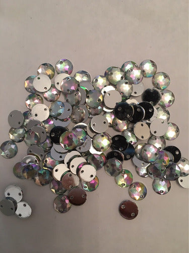 Shimmering or Transparent Sewing Stones 1000 pcs 6mm 1