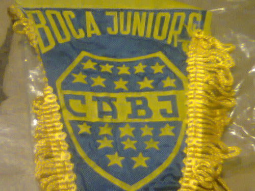 Lote Boca Jrs Bandein + Plancha Calcos Al Agua Retro Kxz 1