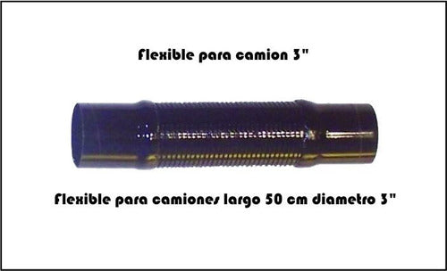 Flexible Para Escape De Camión Diámetro 3 Pulgadas 0