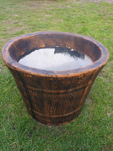 Terracota Design New Concrete Trunk-Shaped Planter for Garden and Interior 4