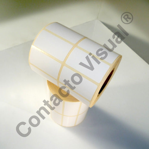 Contacto Visual Self-Adhesive Labels 50x25 Mm / Roll of 2 Bands X 2000 1