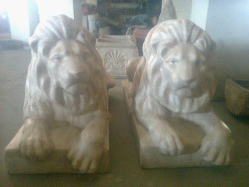 Leones De Cemento (Medianos) 5