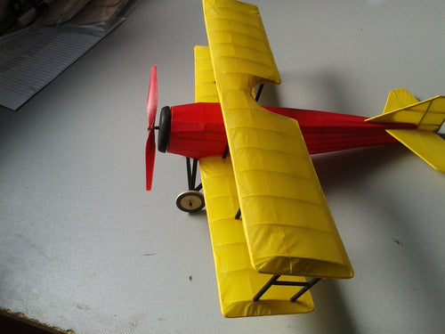 Centro de Gravedad SPAD-SCOUT SVII Biplane Rubber Band Powered Kit 3