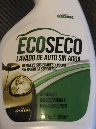 Spray Lavado En Seco  Ecoseco Sin Agua Del Coche Rinde. 4