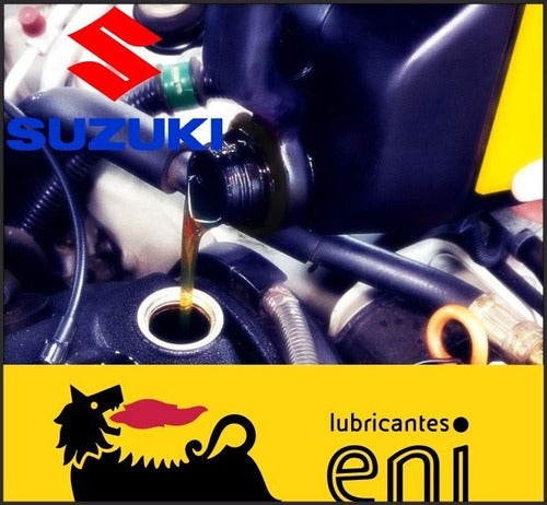 Suzuki Aceite 20w 50 Eni Y Filtro De Aceite 1