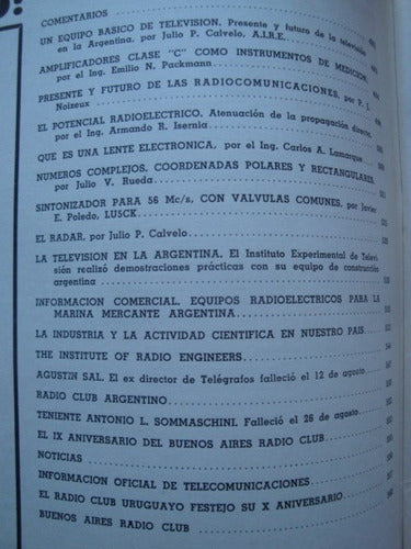 Revista Telegrafica N° 372 Septiembre 1943 - Electronica 1