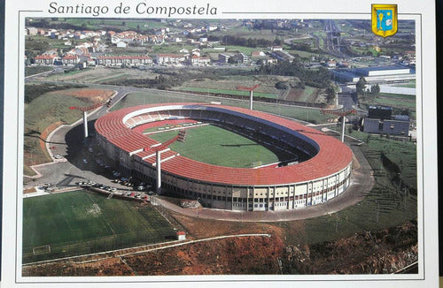 Postal Estadio De Fútbol De Santiago De Compostela  España 2