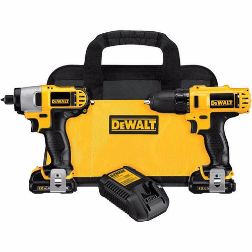 DeWalt 12V Lithium-Ion Battery Drill Driver Combo Kit 0