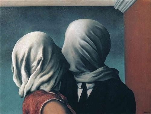 René Magritte - Les Amants - Los Amantes - Print 45x30 Cm 0