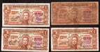 8 Billetes Diferentes De 1 Peso (1939) 1