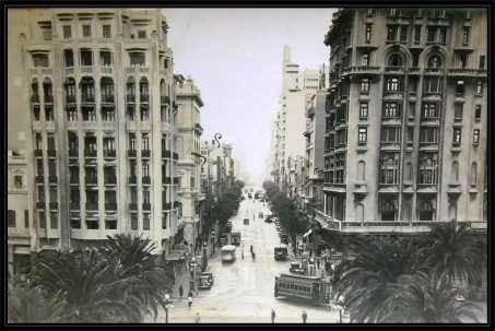 Vista De 18 De Julio - Montevideo Antiguo - Lámina 45x30 Cm. 1