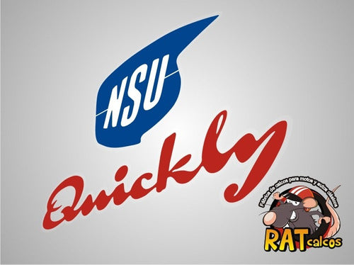 NSU Quickly / Tank Logo 1 / Kit 4 Decals 0