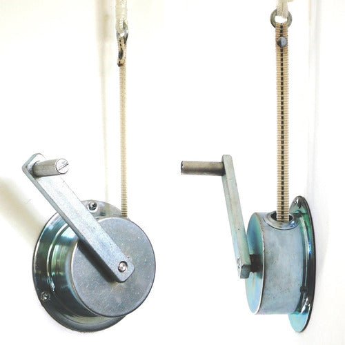 Abaco Manual Crank Lift Mechanism Clothesline Ceiling Pulley - Ceiling Hoist 2