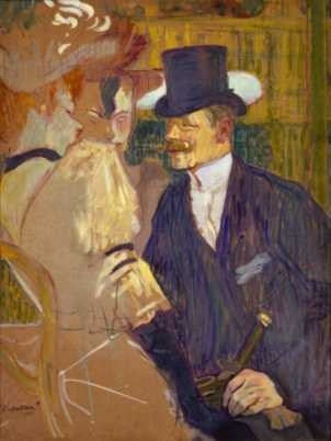 Toulouse Lautrec - Ingles En Moulin Rouge - Lámina 70x52 Cm. 0