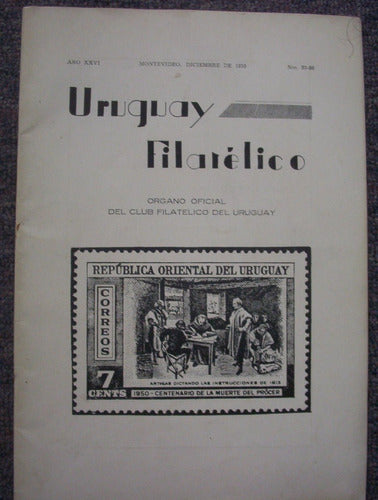 Fk Sellos Uruguay Filatelico Diciembre De 1953. Impecable. 0