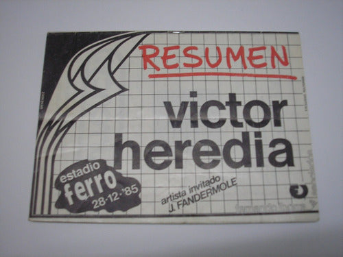 Victor Heredia...programa-ferro 1985... 0