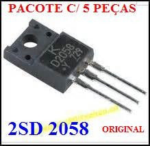 2sd2058 - 2sd 2058 - D2058 - Transistor - Pct C/ 5 Pçs 0