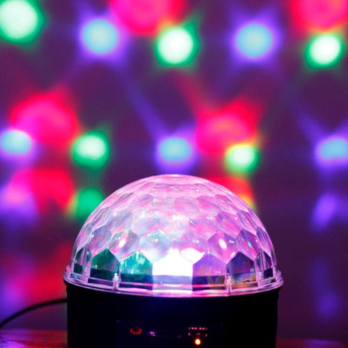 Media Bola Audiorítmica Luces Led Magic Ball Light 2