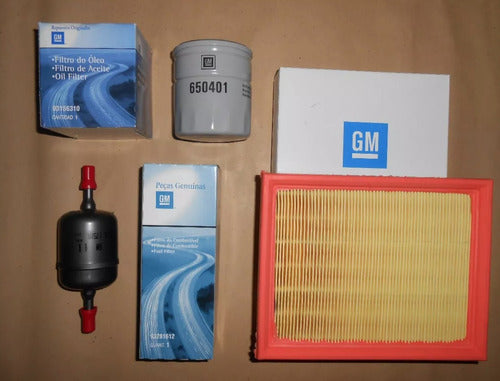 Kit 3 Filtros Aceite Aire Nafta Original Gm Chevrolet Agile 1