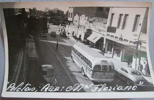 Antigua Fotografia De Pelotas Brasil Con Omnibus 0