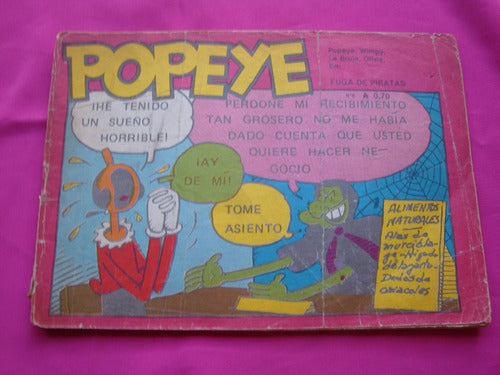 Revista Popeye Nº 6 Fuga De Piratas - Enero De 1987 0