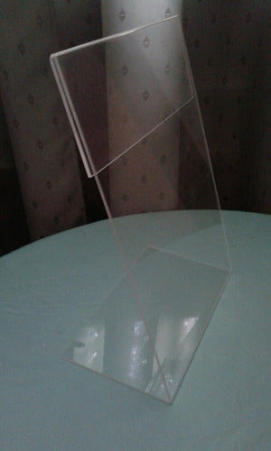 4 Acrylic Display Stands A3 Full Acrylic 1