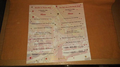 Moulin Rouge Menu Diciembre 2006 0