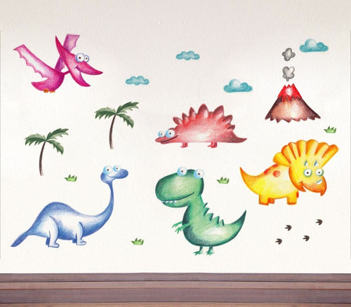 Linda Wall Decorative Vinyls for Kids - Dinosaur Theme 1