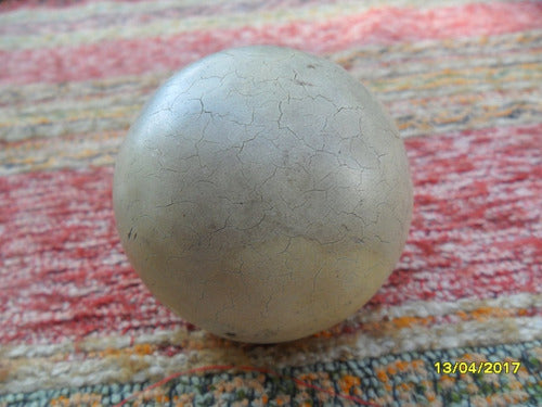 Antigua Bola De Billar En Noble Material 2