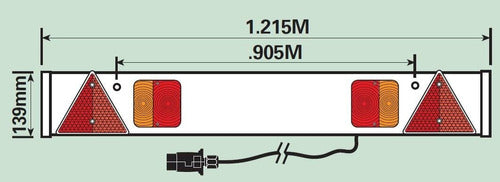 Farol Trasero Trailer Soporte Farol Trailer Trailer Focos 2