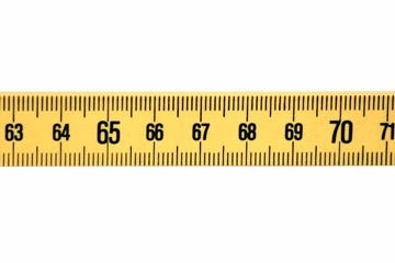 Bagdad Productos Wooden Measuring Tape 1m - 10cm Segments Microcenter 3