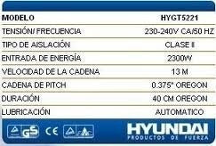 Electrosierra Hyundai 2000w Oferta 1