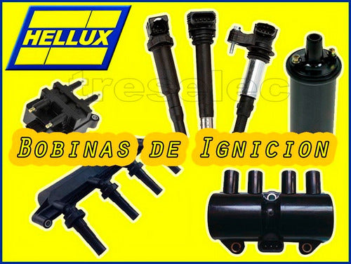 Bobina Ignición Hellux Vw Gol Power 2 Pines 3