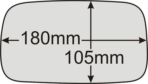 Vidrio Espejo Retrovisor M.benz Alfa 164 Antireflex 1