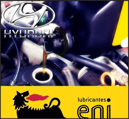 Hyundai Aceite 15w 40 Eni Y Filtro De Aceite 1